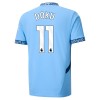 Conjunto (Camiseta+Pantalón Corto) Manchester City Doku 11 Primera Equipación 2024-25 - Niño